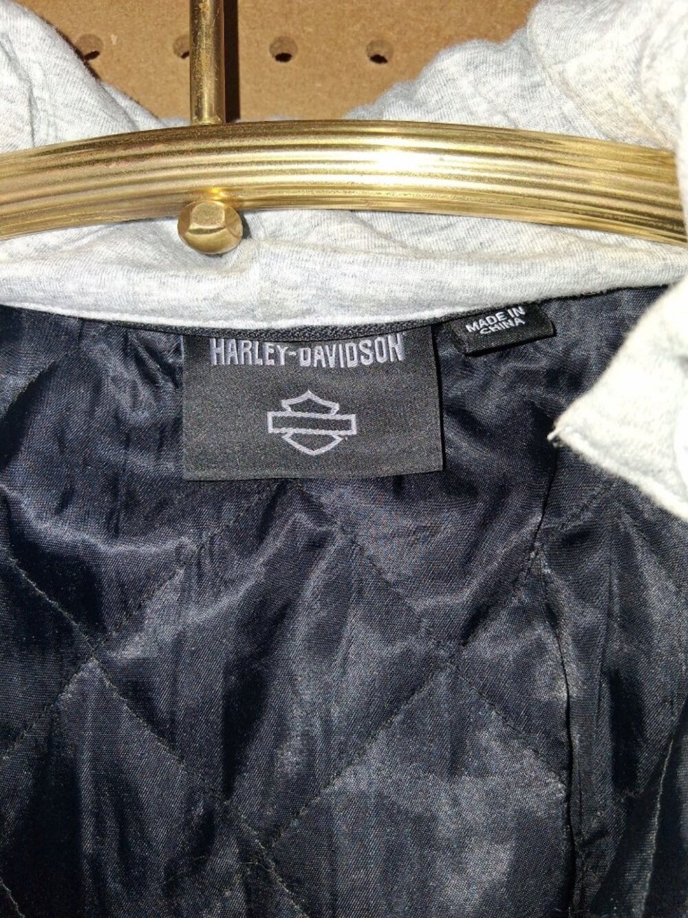 Harley-Davidson Womens Hooded Flannel Jacket With Quilted Lining - Picture 5 of 7